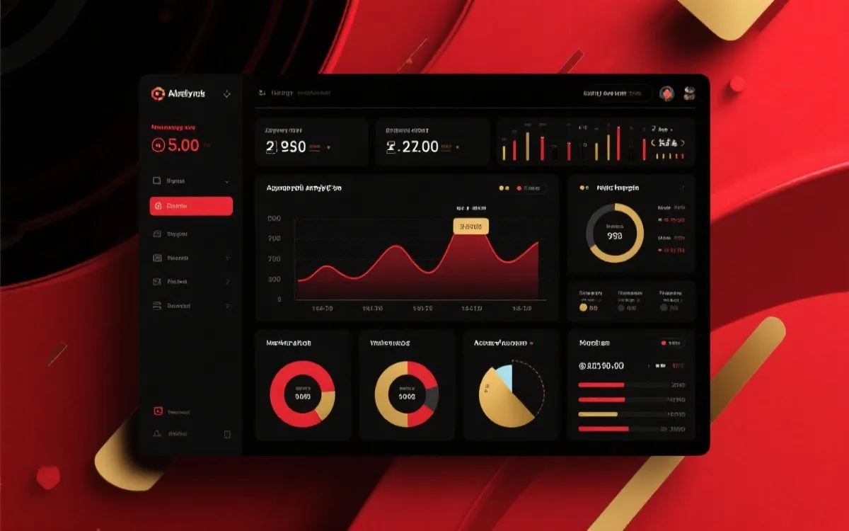 数据工具与走势分析示意图